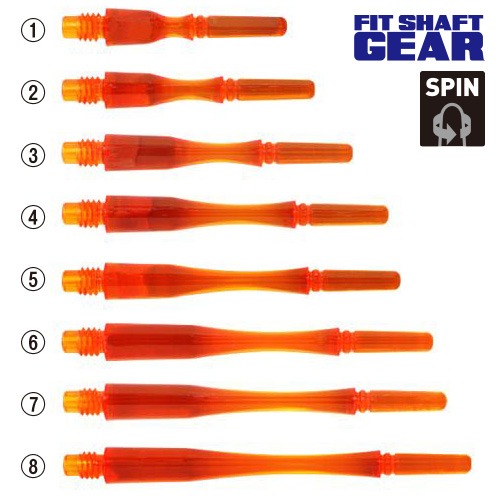 FIT GEAR  Hybrid [SPIN] Clear Orange