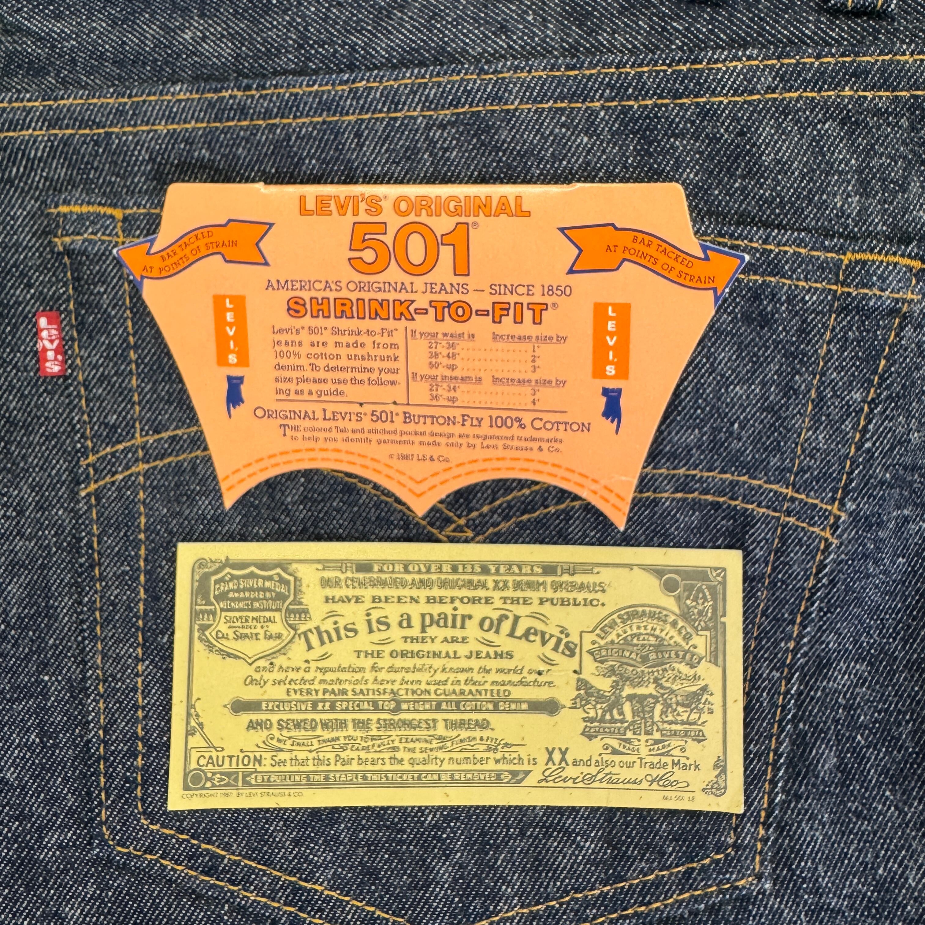 90'S LEVI'S 501 USA製 JEANS（SUPER DEAD STOCK） | VIWONE
