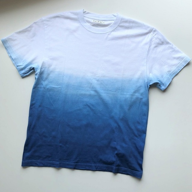 あまべ藍Tシャツ（ホワイトｘグラデーション）
