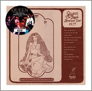 NEW  QUEEN      THE ROYAL AMERICAN TOUR 1975  1CDR Free Shipping