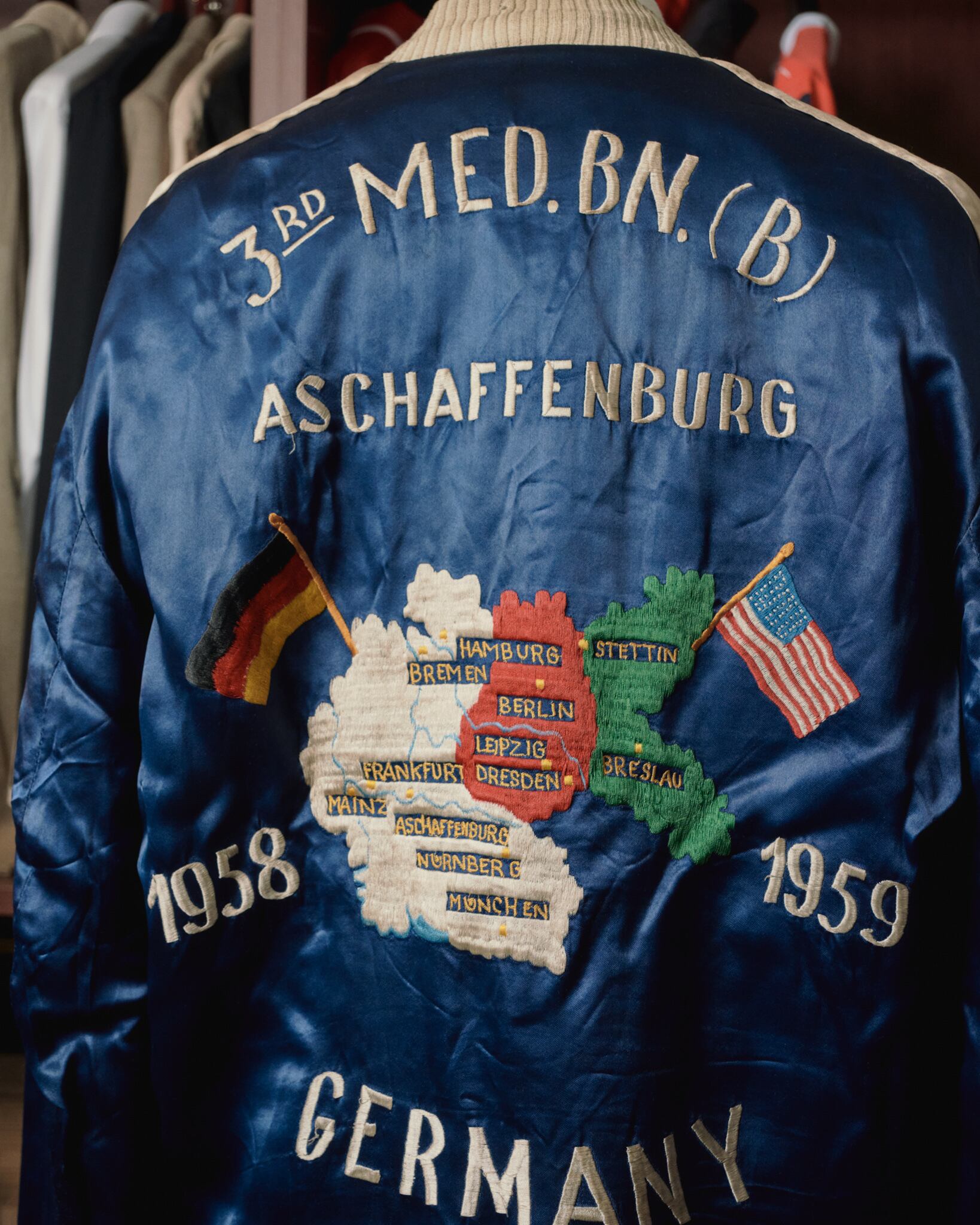 極美品】50s special souvenir jacket vintage U.S. military tank