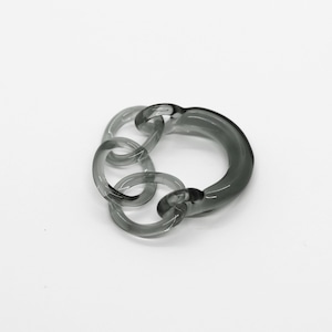 _cthruit シースルーイット chain ring (S) リング【Black】