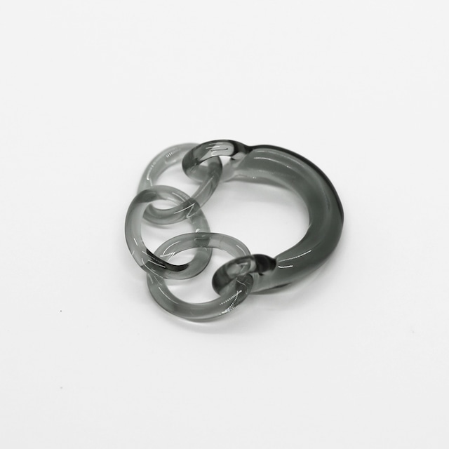 _cthruit シースルーイット chain ring (S) リング【Black】