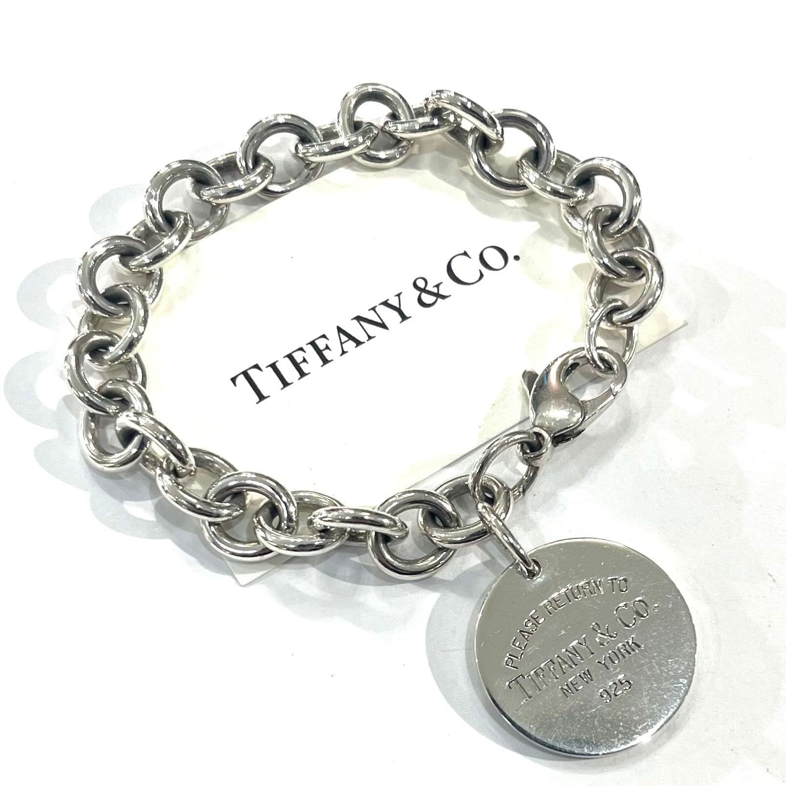 提*灯様 ティファニー ヴィンテージ 18k シルバー　925コンビ ブレスレッ TIFFANY&CO.】 ヴィンテージティファニー tiffany リターントゥ