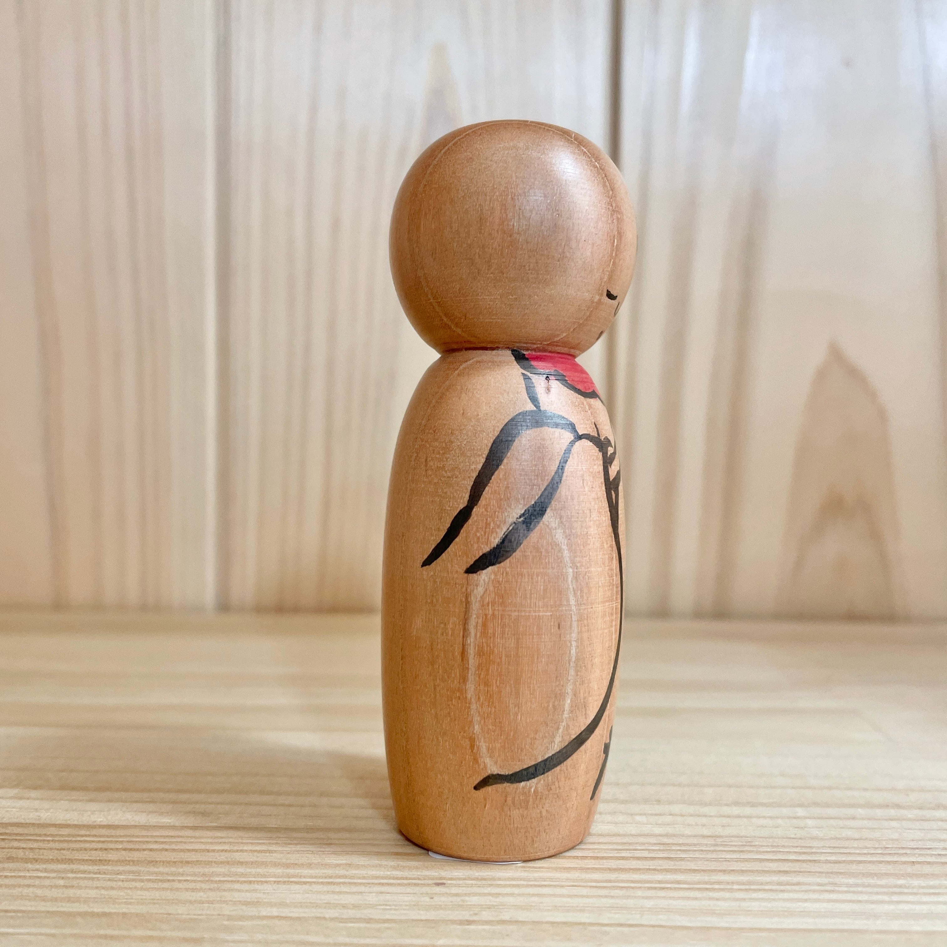 本間功工人：木地山系】こけし：約3寸 9㎝ N3IH-53 | SHIBUYA_KOKESHI