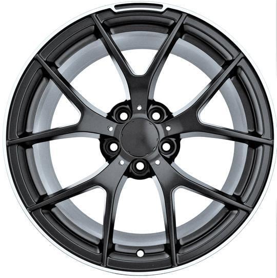 18インチ 18x8インチ Offset 45 Black ホイール ( 4本セット