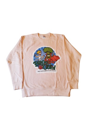 BROC&COLI ライトピンク・トレーナー