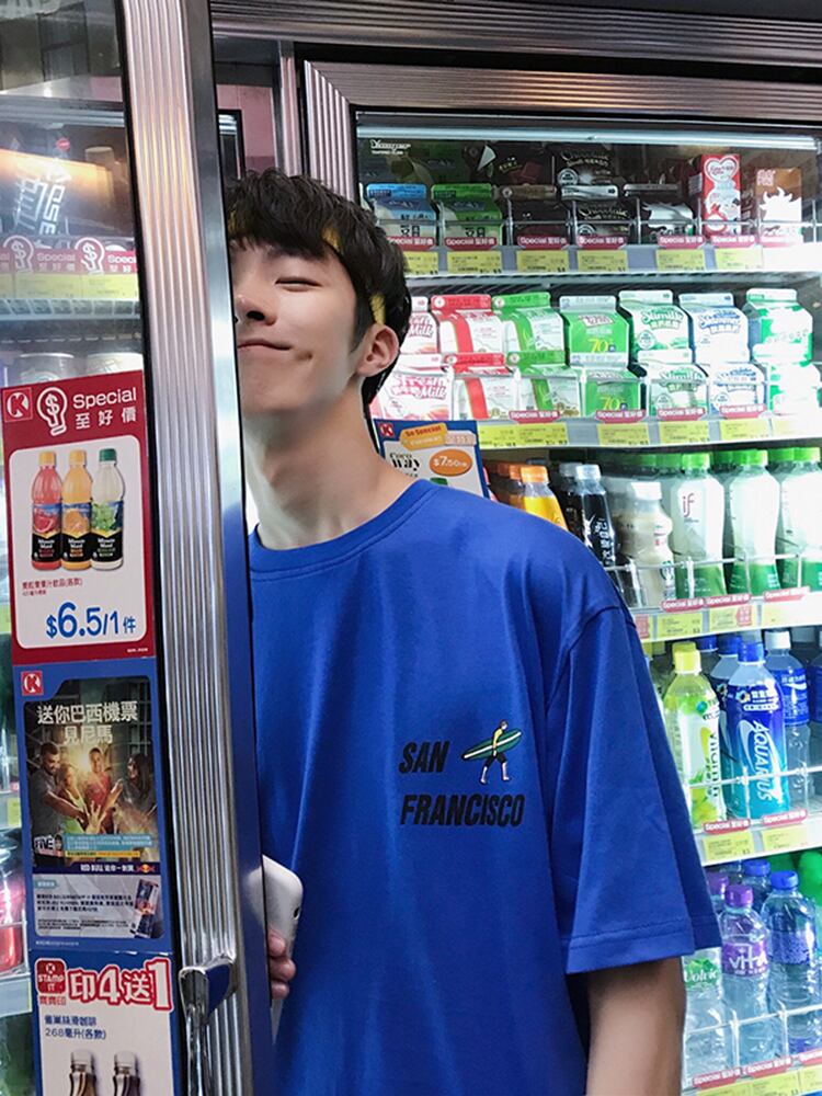 全3色 Tシャツ カットソー プリント カジュアル シンプル