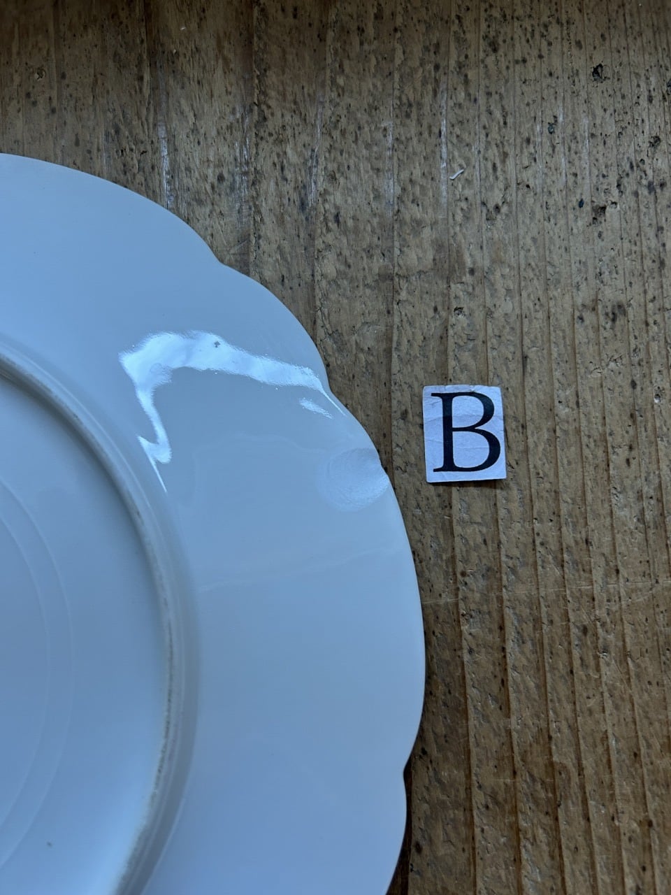 Limoges / リモージュ / お花柄のディナープレート / B | destrucs