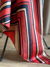 polka dot rétro silk scarf-5151-8