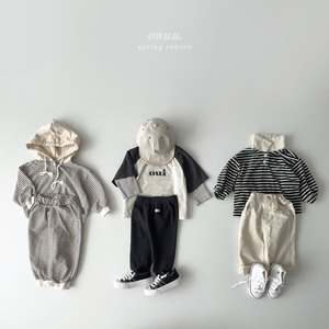 【ONU】ouiラグランTシャツ melange 70~120cm 240210on