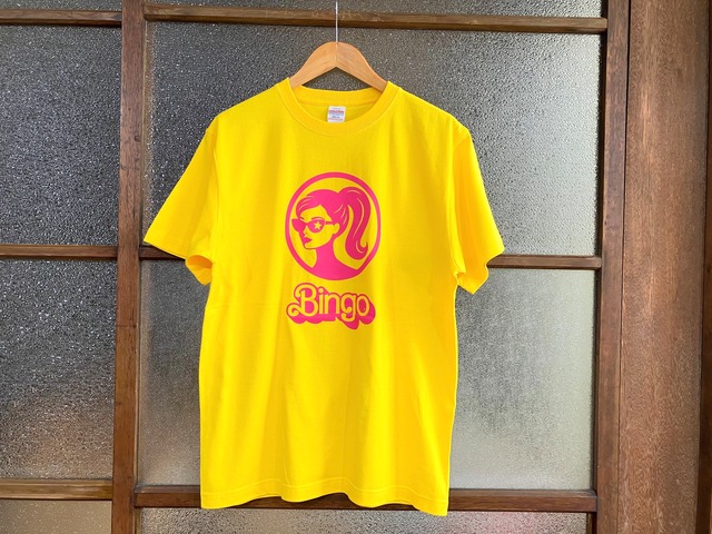BINGO "Baaarbie" TEE (CANARIA YELLOW/HOT PINK)