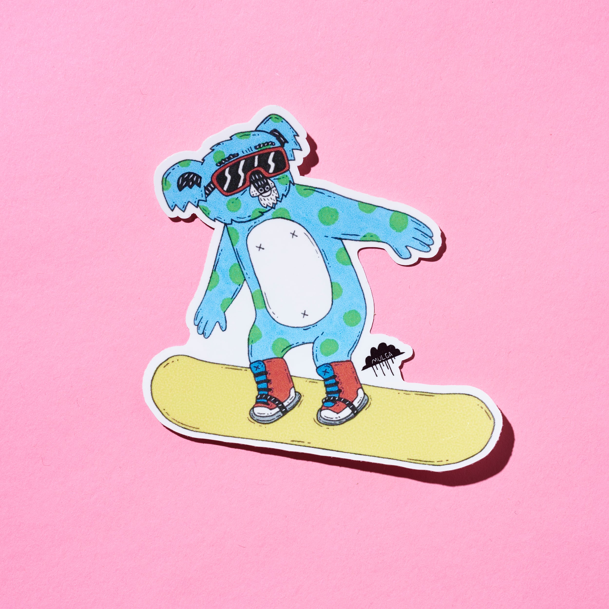 ステッカー/S-S-29_Joe Joe the Snowboarding Koala | MULGA THE