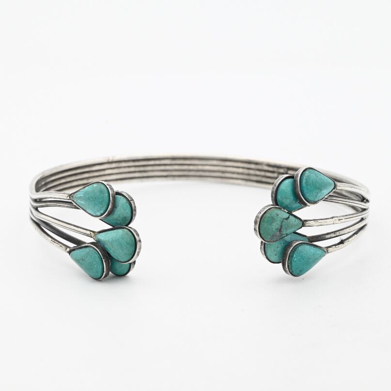 ターコイズオープンバングル 楽天市場】ターコイズ シルバー オープン バングル メンズ
