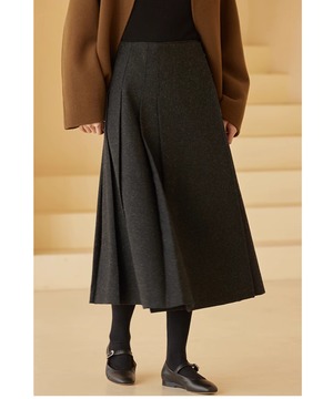 巻きスカート◆サイドプリーツスカート【s-60290】