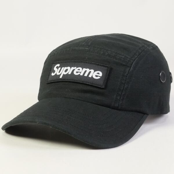 Supreme シュプリーム キャップ - 緑x黒x白(総柄) 【古着】【中古 