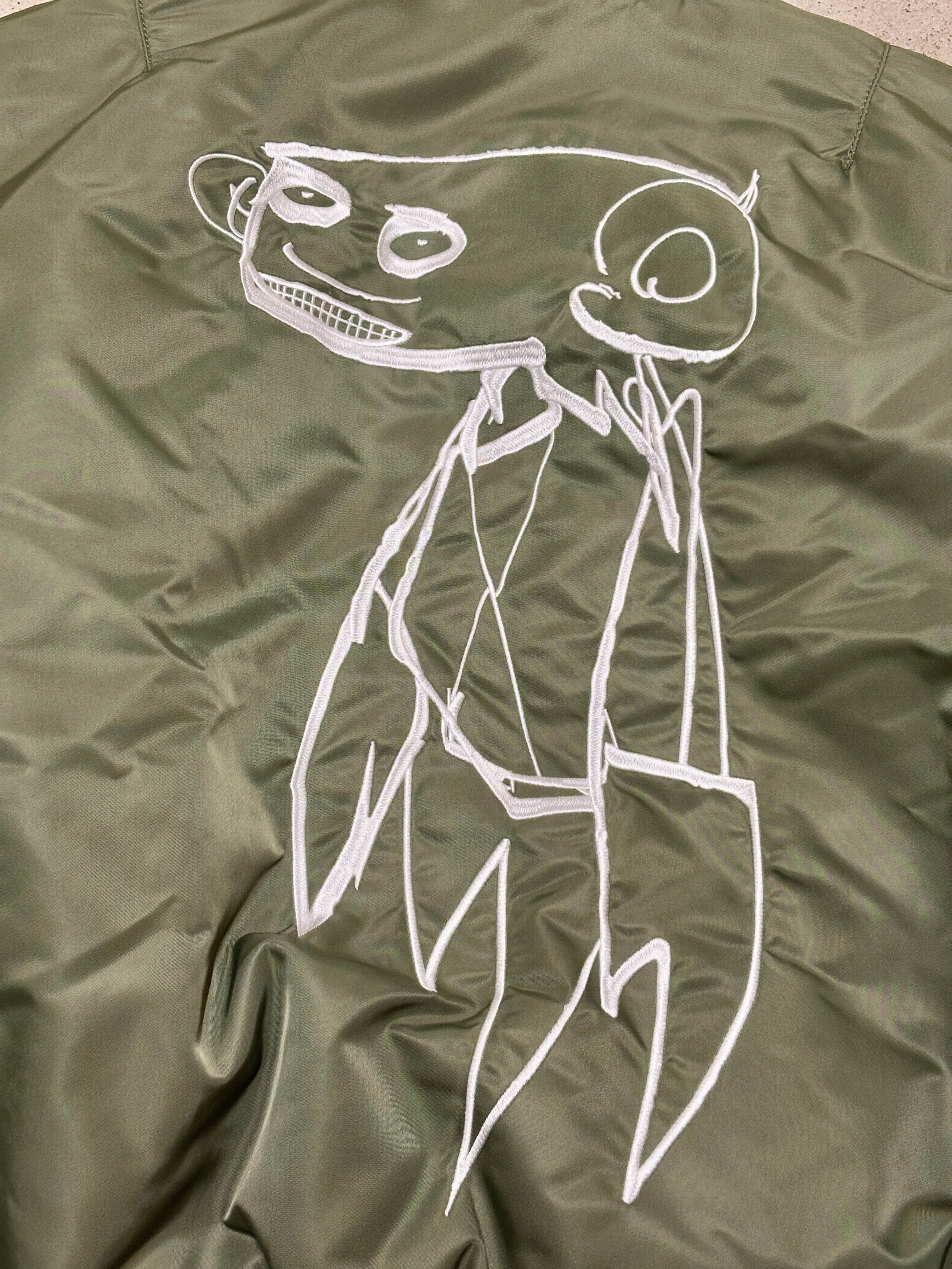 FUTURA Laboratories × NIGOLD/MA-1/Flight Jacket/M/刺繍ロゴ