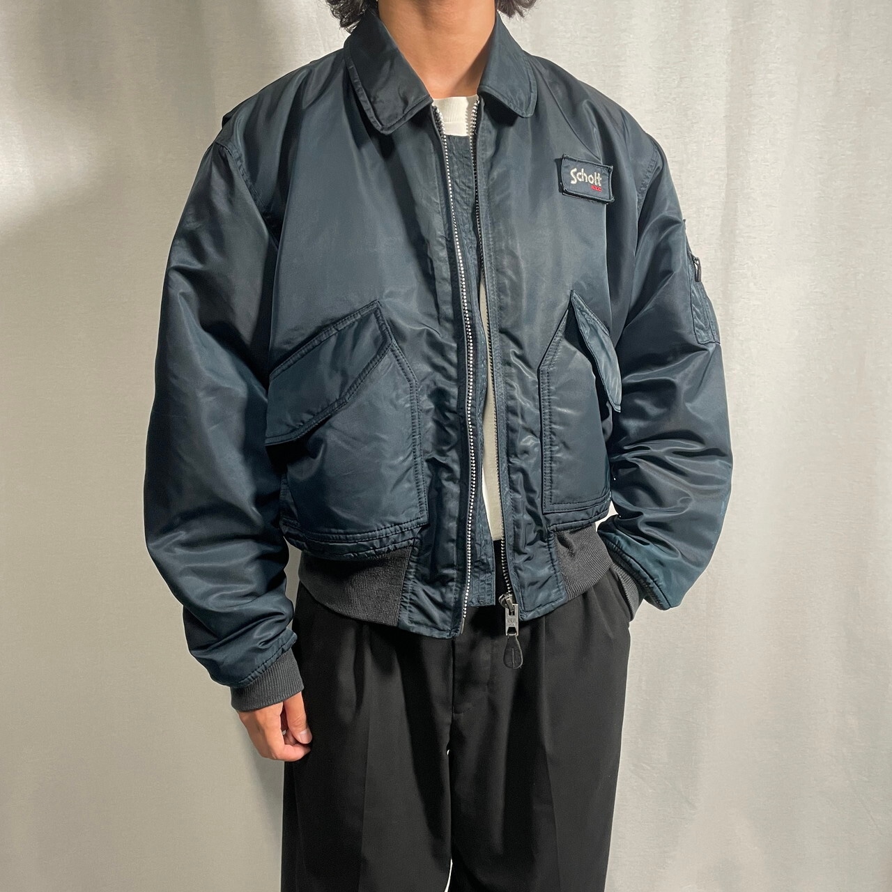Schott ショット CWU-R ミリタリー フライトジャケット メンズL相当 