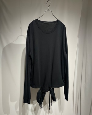 F/W2024 D.HYGEN - Zip Hem L/S Top