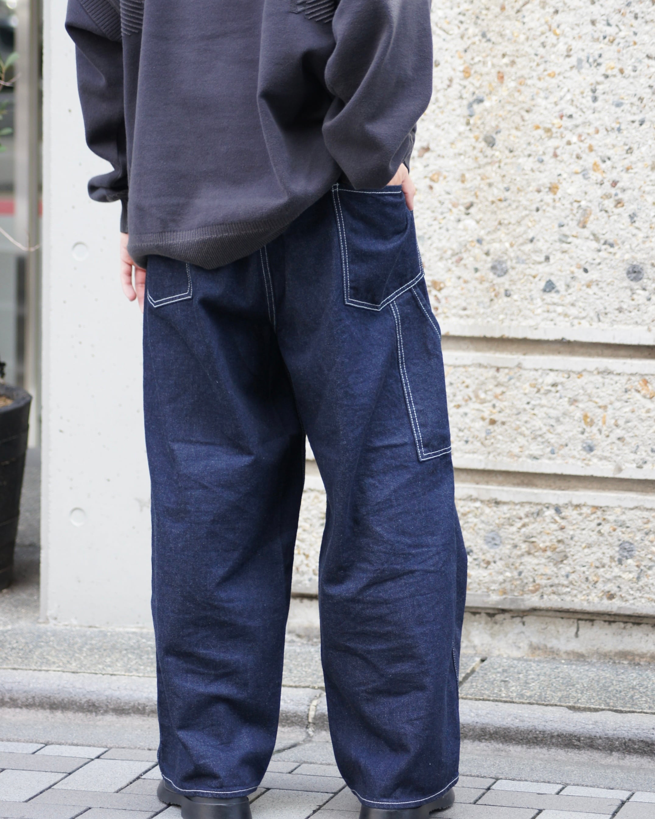 HARVESTY】BIG PAINTER DENIM PANTS / INDIGO | ROGER'S North land