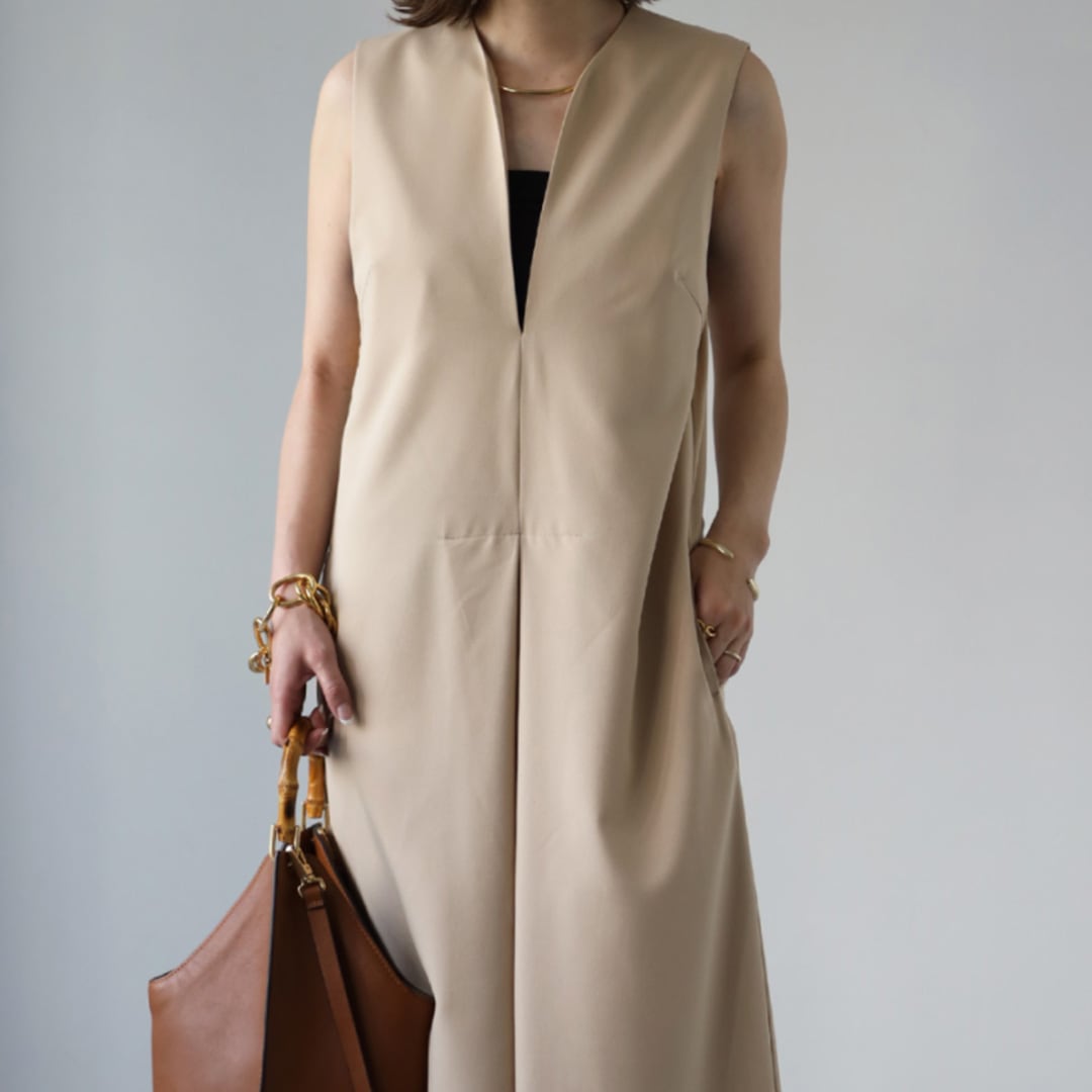 Vネックカバーオール K0165