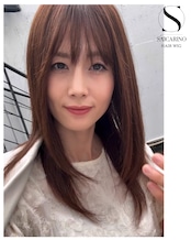 15プレミアム・ベル(ブラウン)人毛フルウィッグ