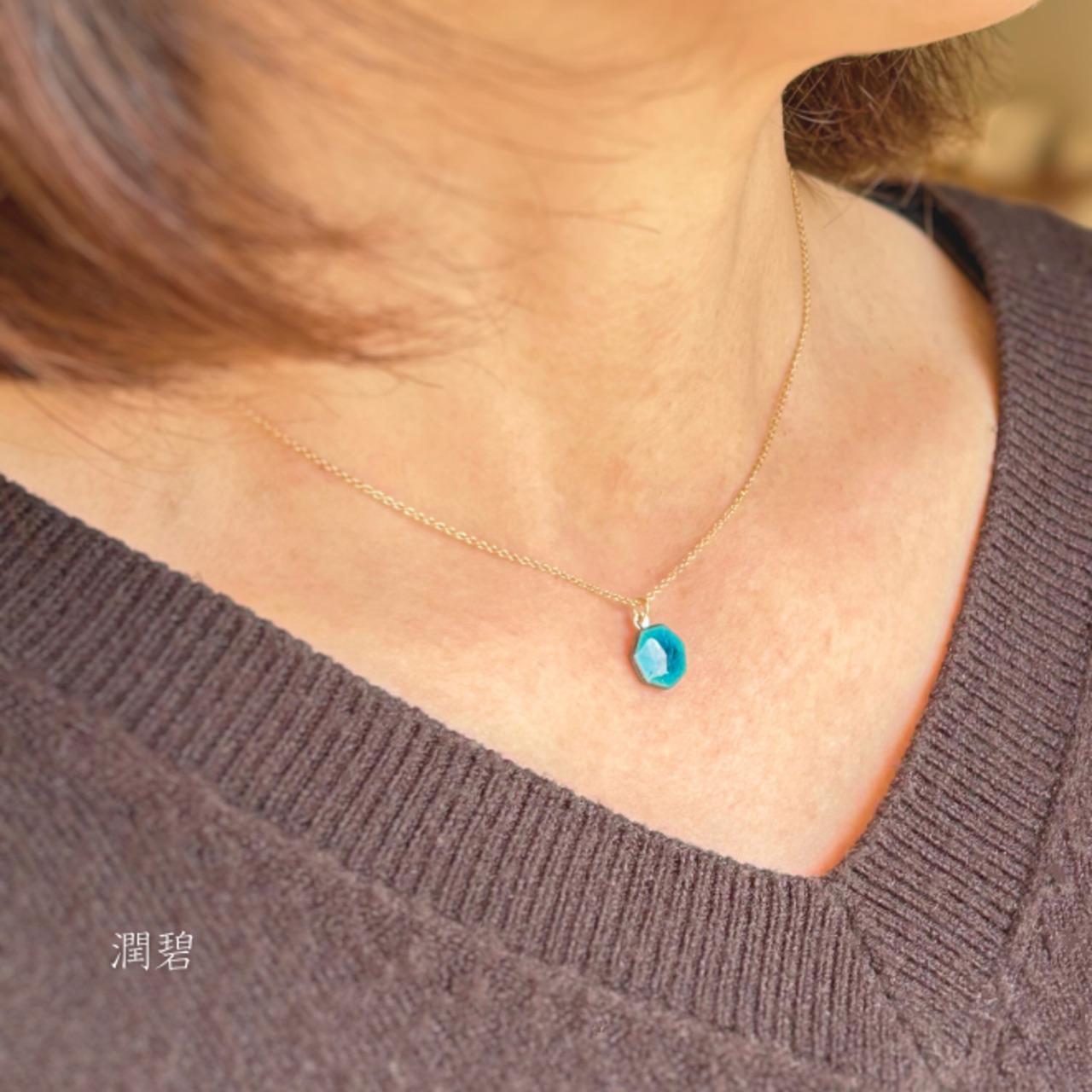 イロとカタチの選べる（純色・透色）　ペンダント