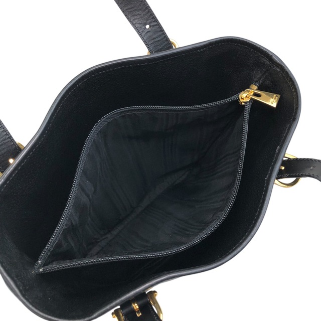 CELINE セリーヌ マカダム トートバッグ ブラック ブラゾン型押し PVCレザーvintage ヴィンテージ オールド  cay5vs