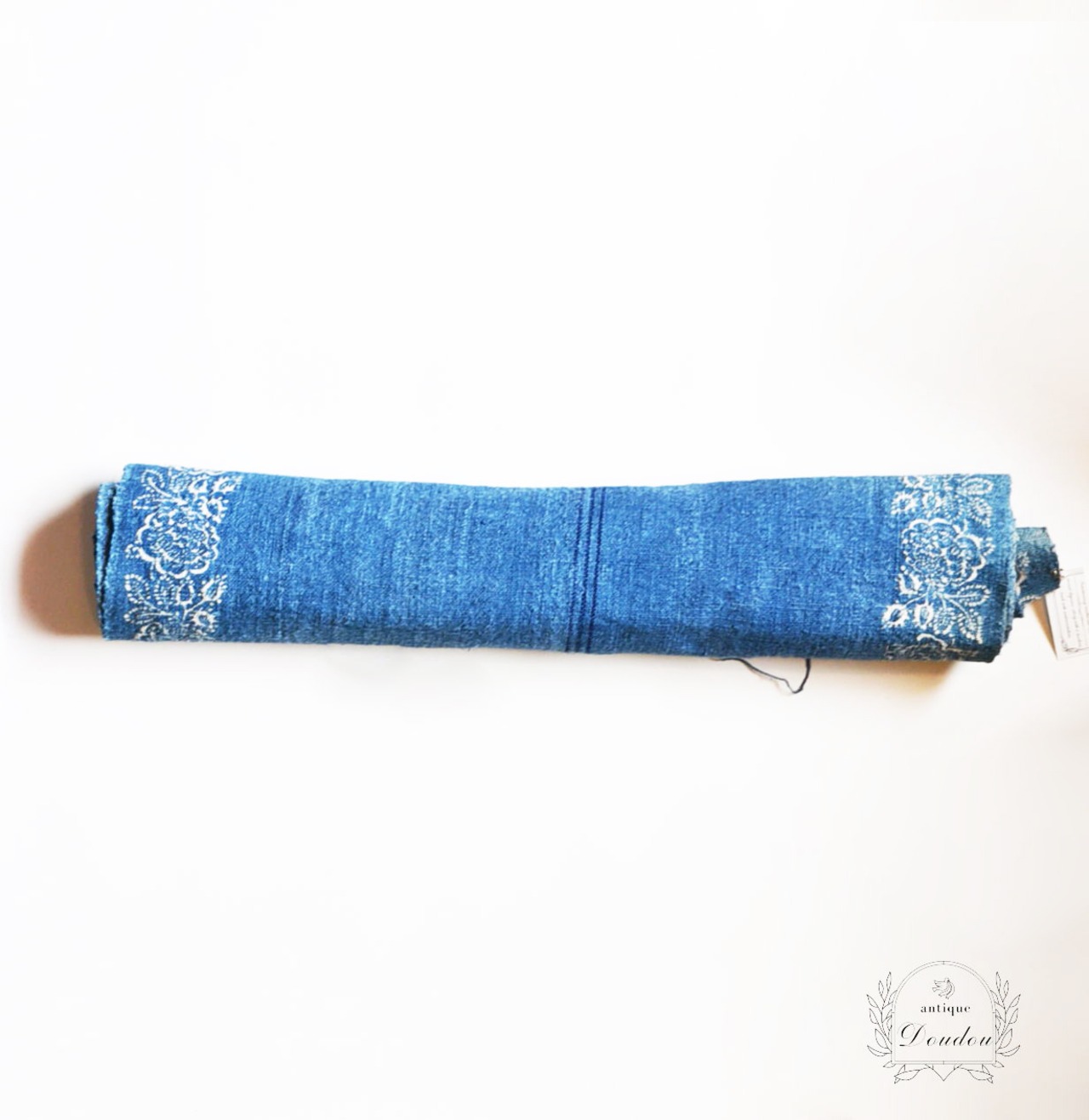 カット販売/sa776/ハンガリー アンティーク リネンkékfestés