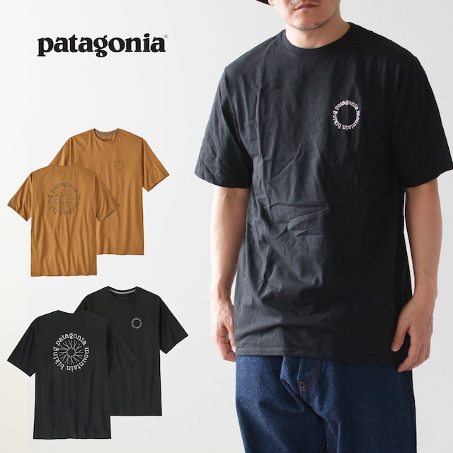 Patagonia [パタゴニア正規代理店] M's Spoke Stencil Responsibili-Tee [37605-24] メンズ・スポーク・ステンシル・レスポンシビリティー・半袖Tシャツ・キャンプ・アウトドア・MEN'S [2024SS]