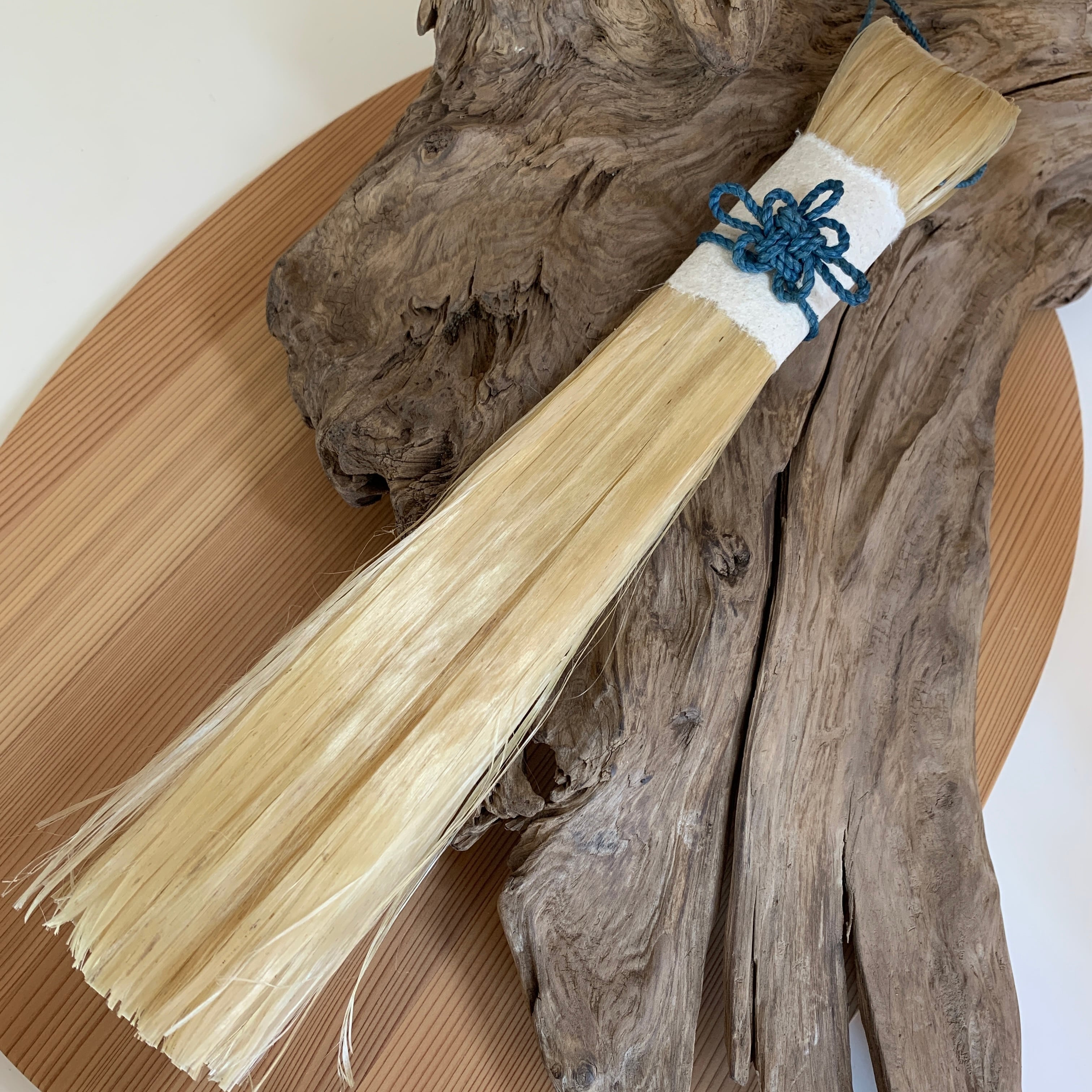 精麻飾りミニ ≪吉祥結び(藍染)≫ | earth venus