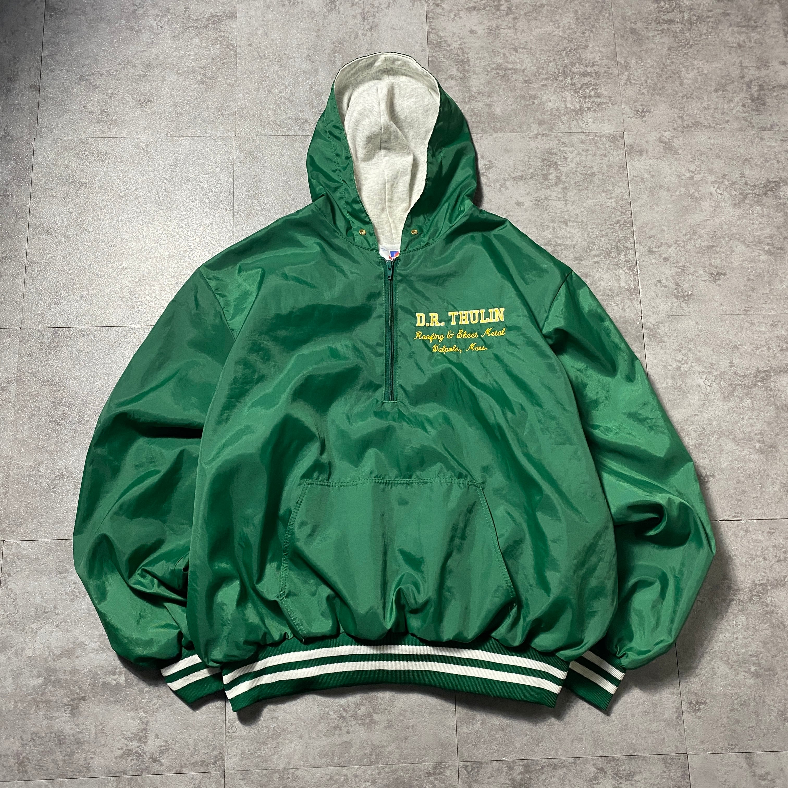 アンブロ 90s ロゴ刺繍 ナイロン アノラックパーカー プルオーバー アンブロ 90s ロゴ刺繍 ナイロン アノラックパーカー プルオーバー