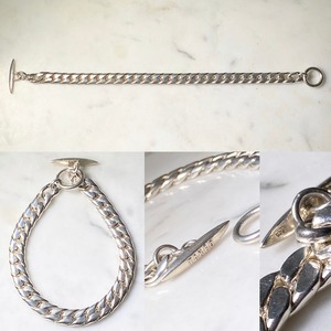 vintage TAKEO KIKUCHI silver toggle bracelet
