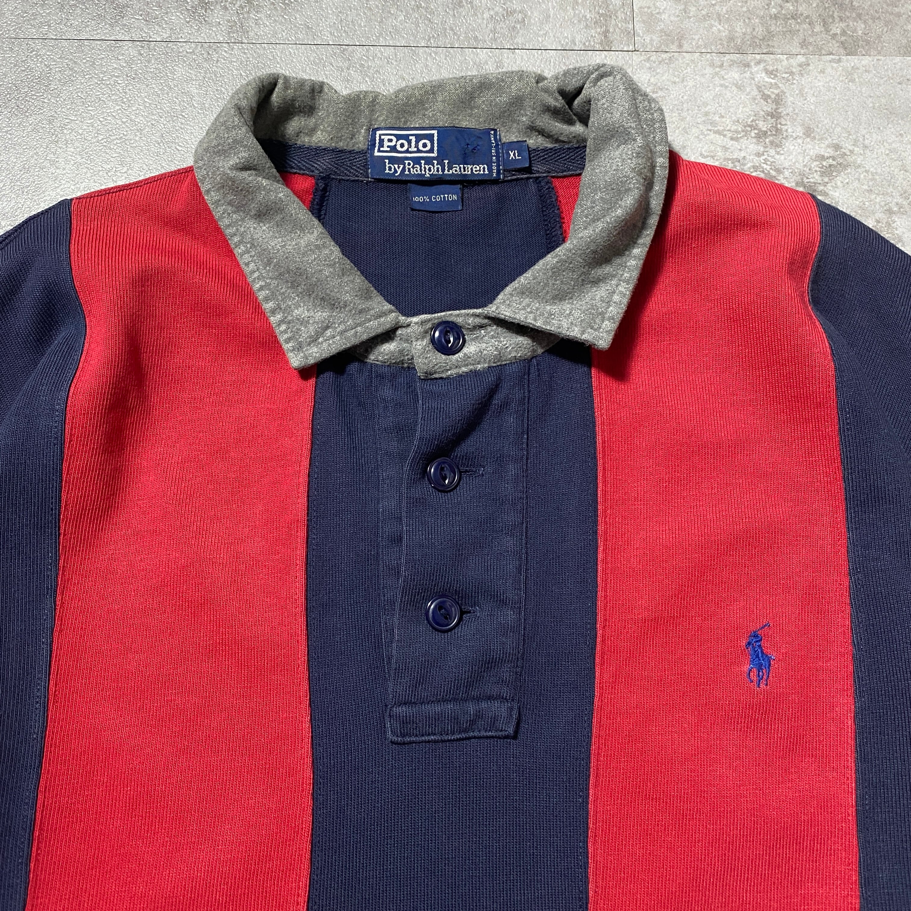 Size.XL】90's Polo by Ralph Lauren ポロバイラルフローレン 刺繍ロゴ
