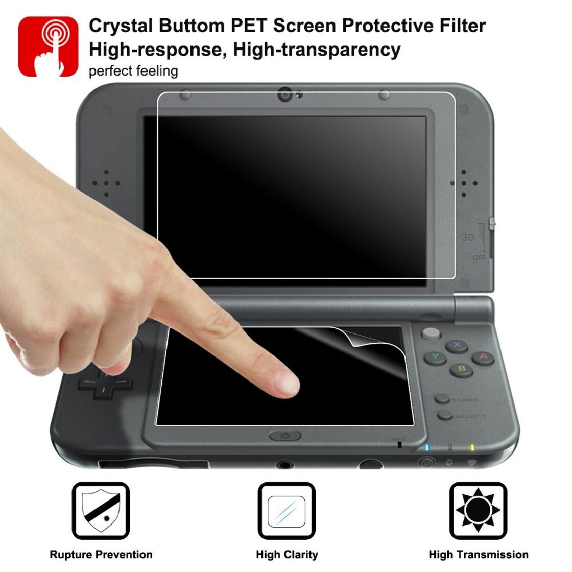 new NINTENDO 3DS やす LL 本体 (カバー 充電器 ソフト付)