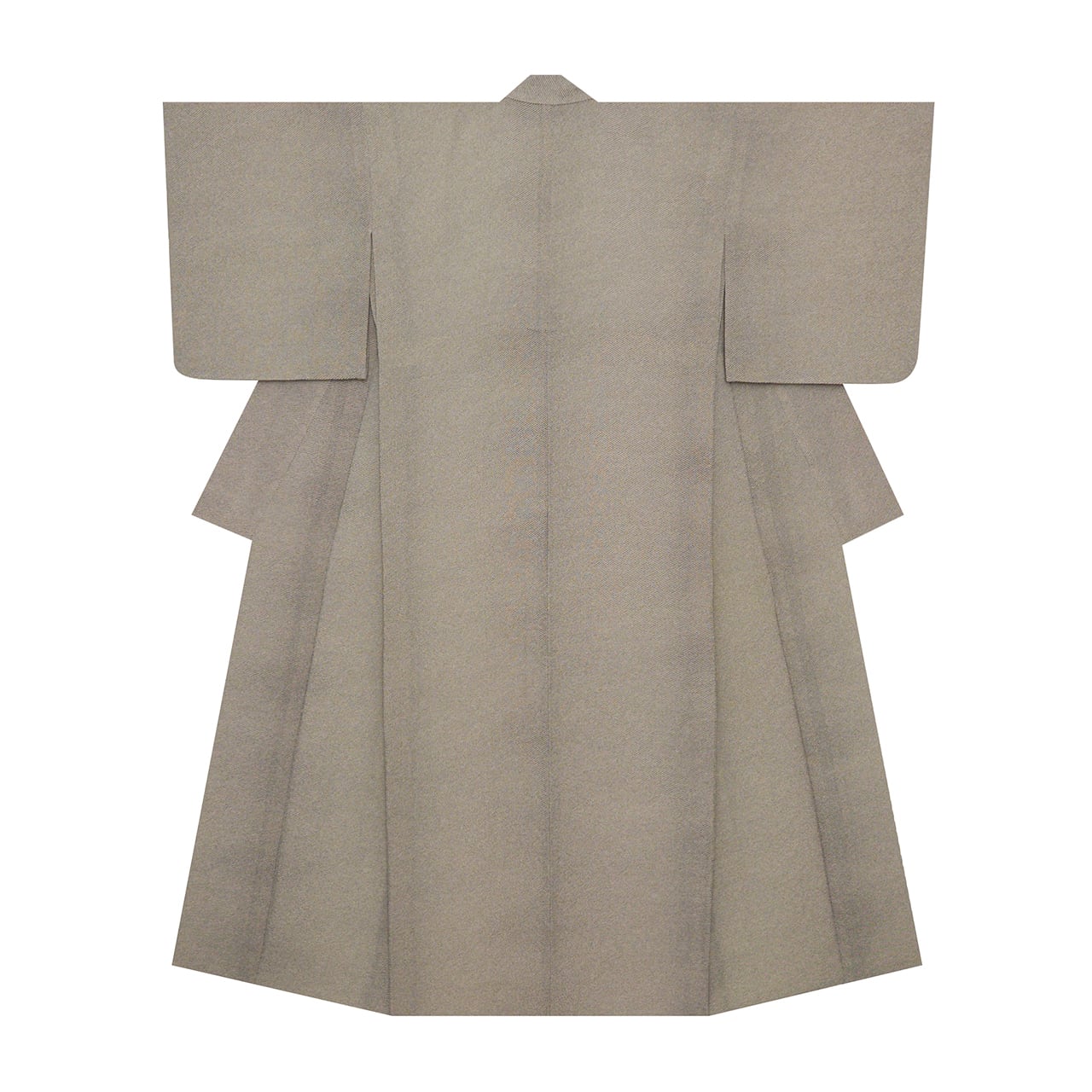 斜め縞模様 白影絞り 木綿単衣着物【未着用品】 | かわの屋
