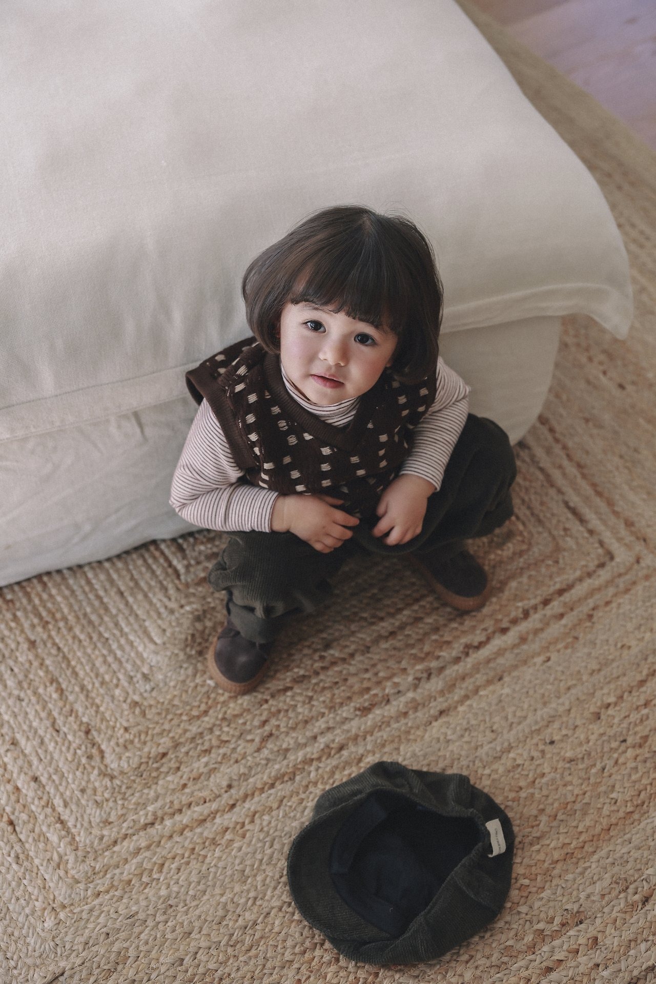 ONU［取寄］warm knit vest 26winter