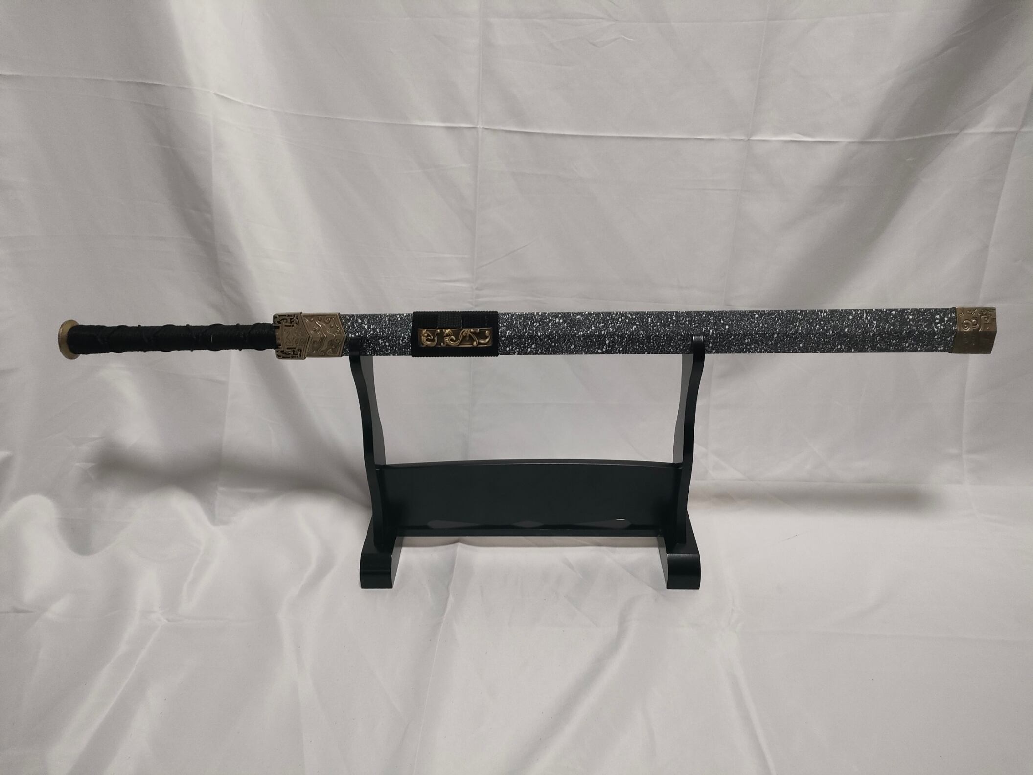 漢剣 白黒鞘 竹光刀身 模造刀 中国剣 | 張安堂 本店