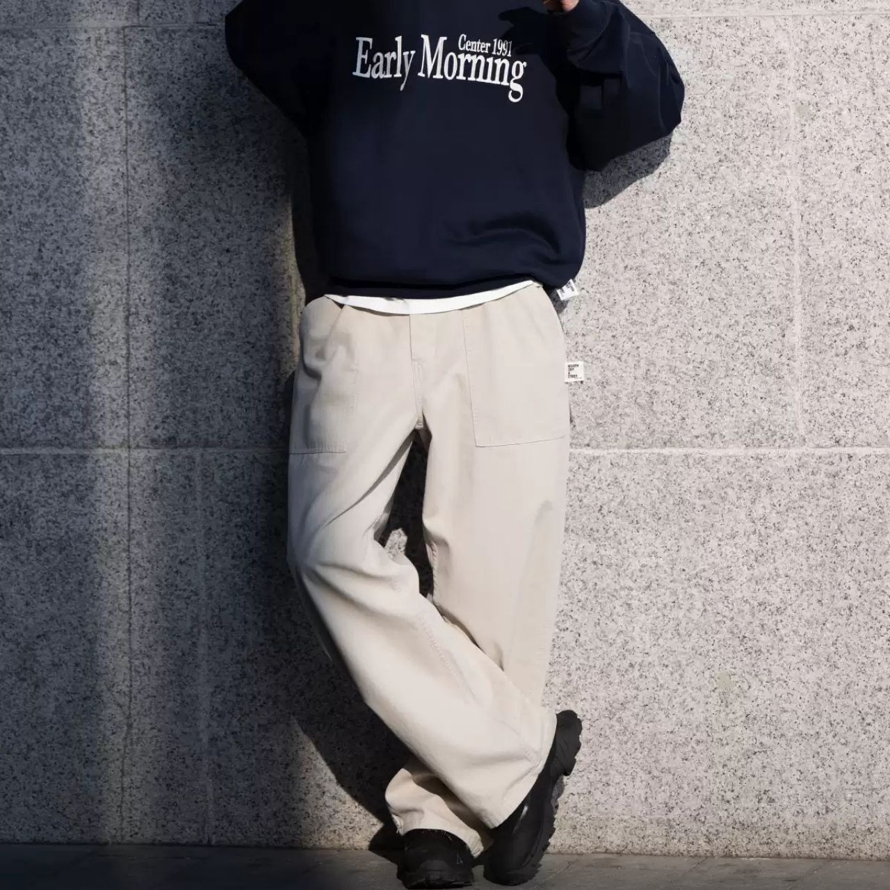 アメリカンレトロ シンプルパンツ　1021