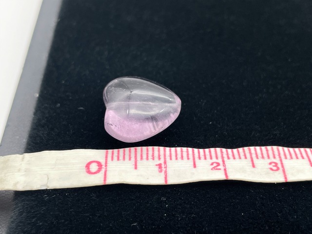 ハート型ハンドメイドビーズ素材セット（フローライト）