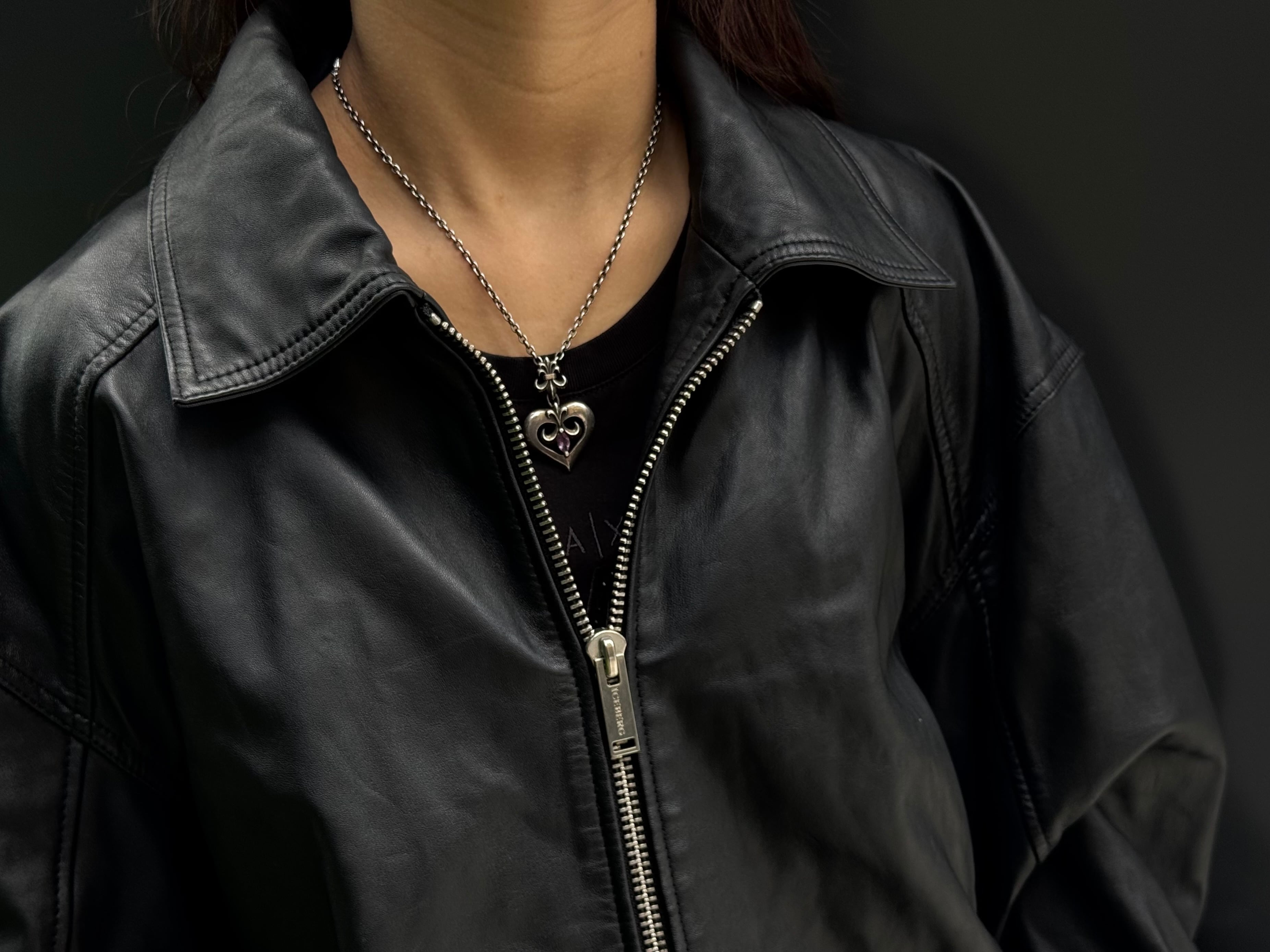 project 1 】Silver925 Heart Necklace | MUU STUDIO