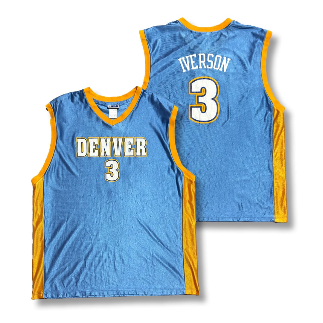 Allen Iverson 【Denver Nuggets】 Game Shirt. NBA | am3:41