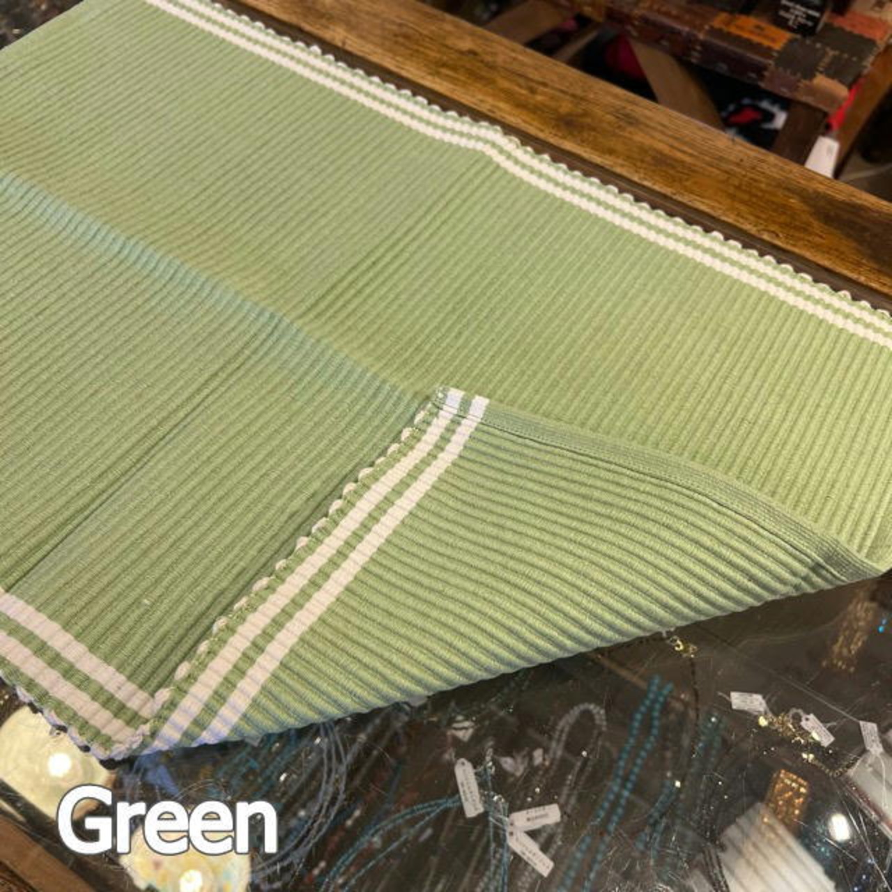Striped floor mats　4Color　ライン柄フロアマット　4色　マット　フロアマット　カジュアル
