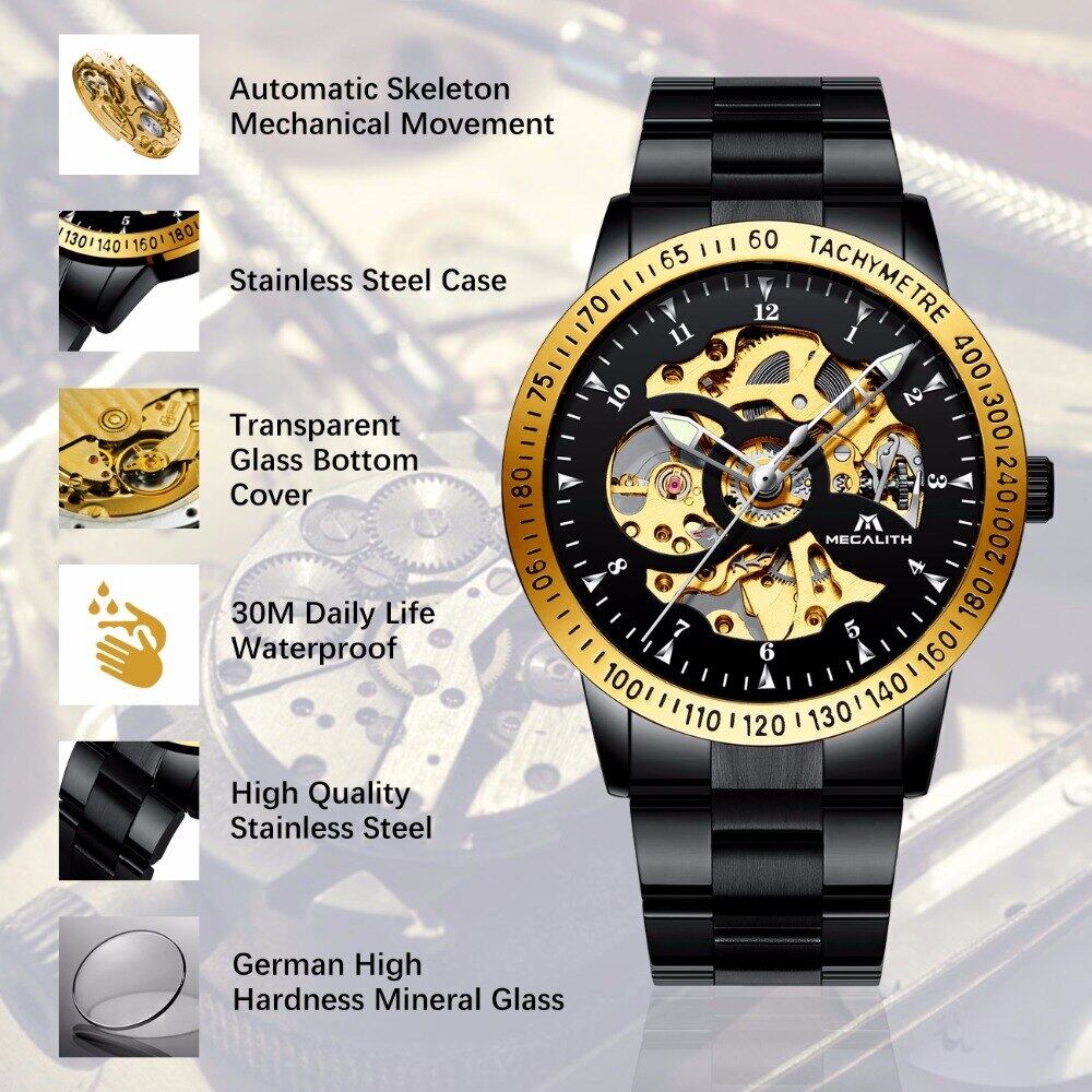 時計MEGALITH 腕時計 ケース付き - 腕時計(アナログ)