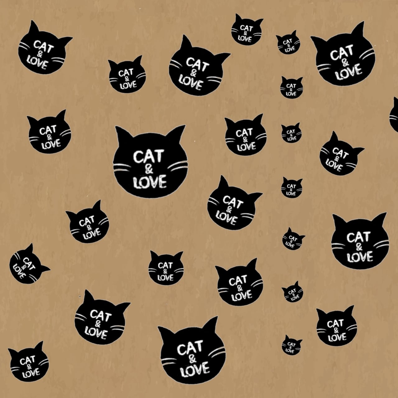 CAT & LOVE |イラストペーパー(ダウンロード版)