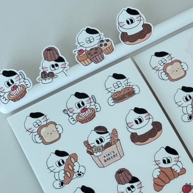 ★予約 KEYKEYMADE 〔sticker -BAKERY-〕