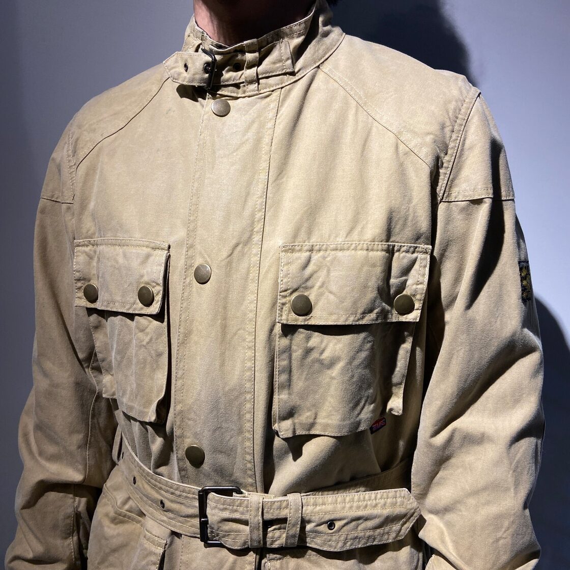 Belstaff ベルスタッフ イギリス製 コーデュロイ襟 コットンジャケット  