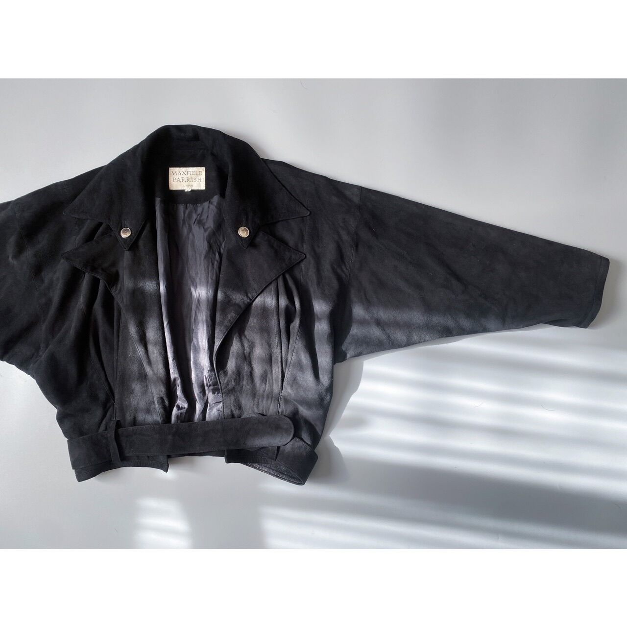 MAXFIELD PARRISH Chamois Leather Bat-Wing Sleeves Jacket