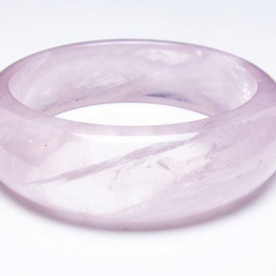 ローズクォーツ バングル 一点物 メール便可 [M便 1/10] 111-37095
