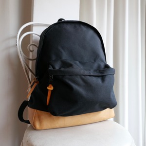 90s Herve Chapelier "OUTDOOR PRODUCTS / MADE IN USA"   LEATHER BOTTOM DAY PACK